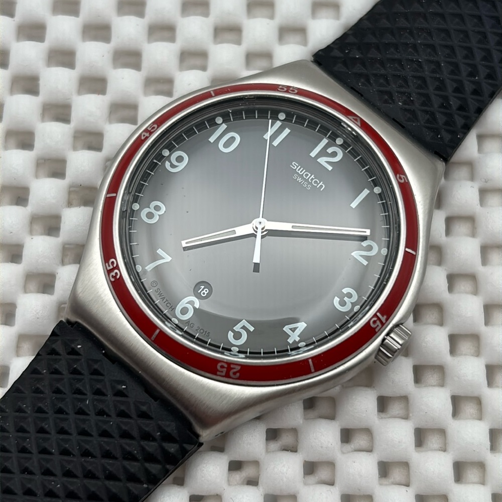 Swatch Watch - YWS417 - RED WHEEL